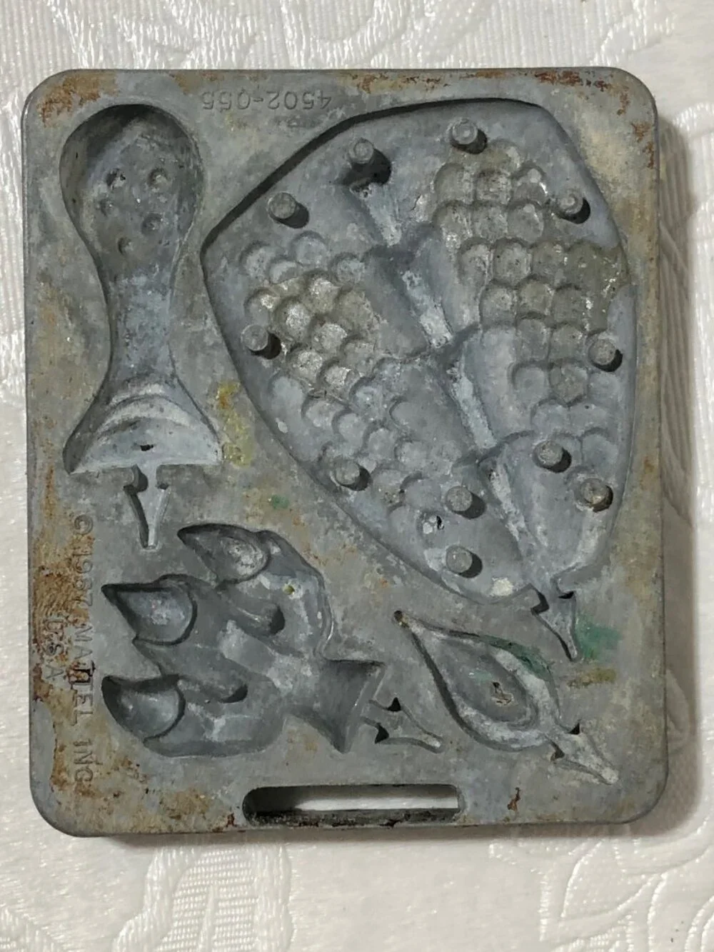 Vintage Lot Of 7 Mattel Creepy Crawler Mini DragonsThing Maker Molds